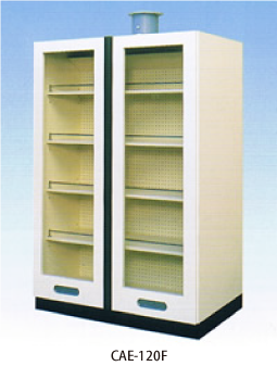 排気式薬品保管戸棚台